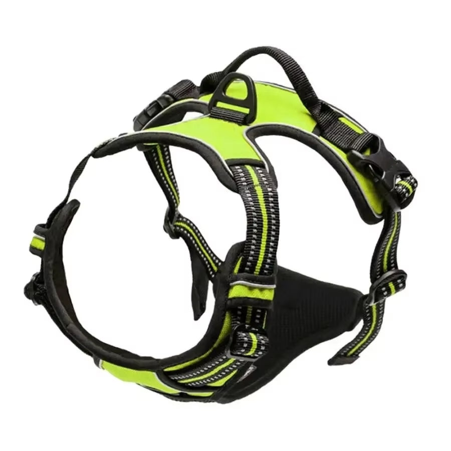 Durable Dog Harness & Leash Set with Safety Buckle – All Sizes
