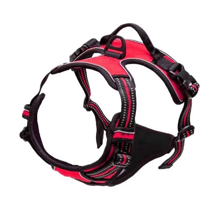 Durable Dog Harness & Leash Set with Safety Buckle – All Sizes