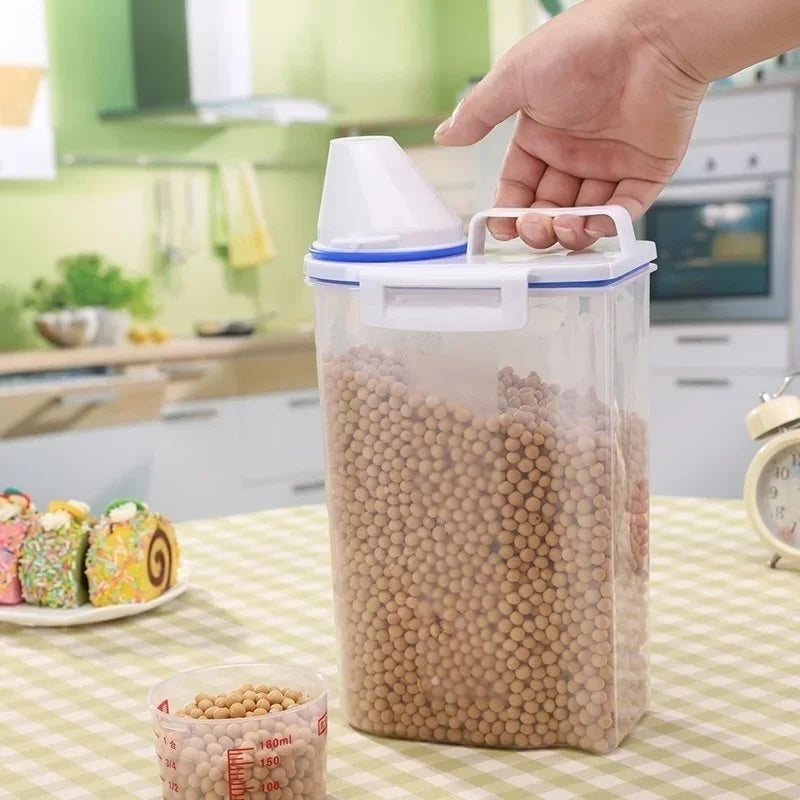 Portable Sealed Food Storage Jar – Airtight Pet Food Container