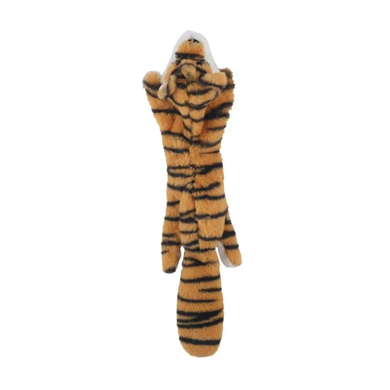 Funny Stuffingless Dog Toy with Squeaker – Durable Plush Chew