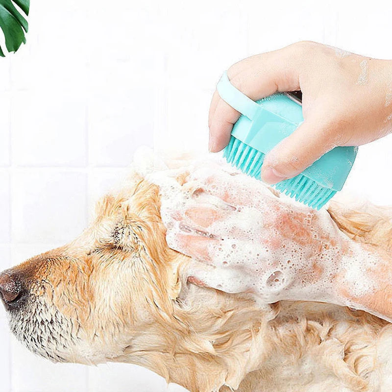 Pet Bathing Brush Soft Silicone Grooming & Massage Tool