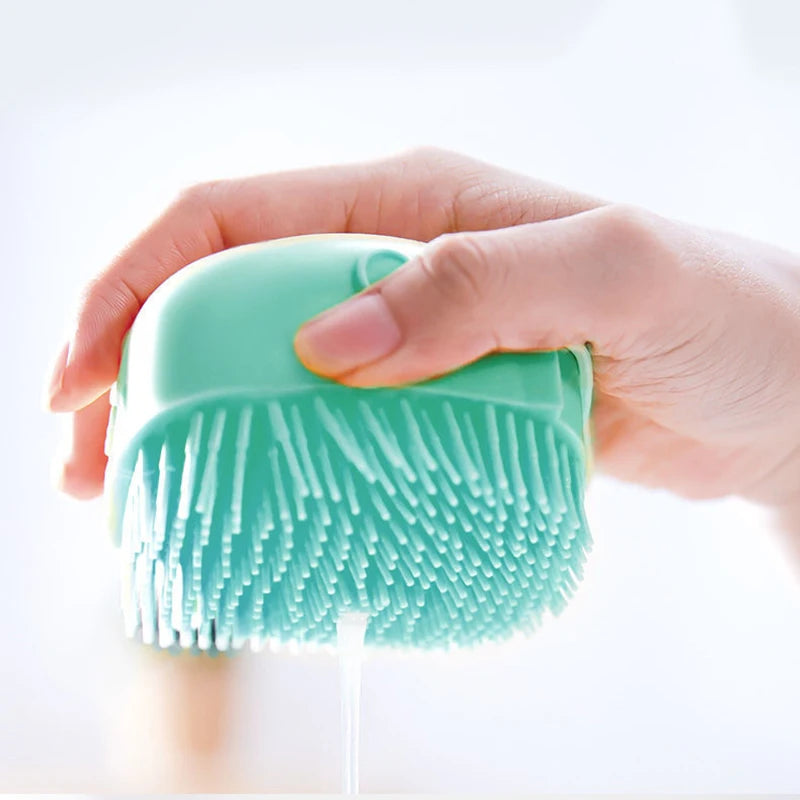 Pet Bathing Brush Soft Silicone Grooming & Massage Tool