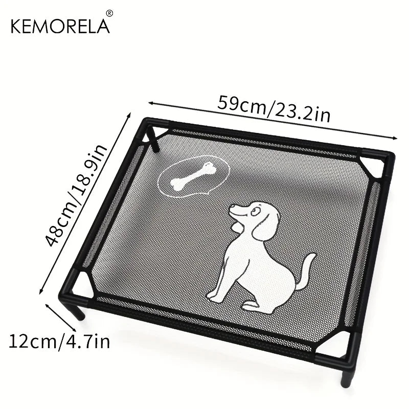 Cooling Elevated Dog Bed – Breathable Mesh, Bite-Proof & Washable
