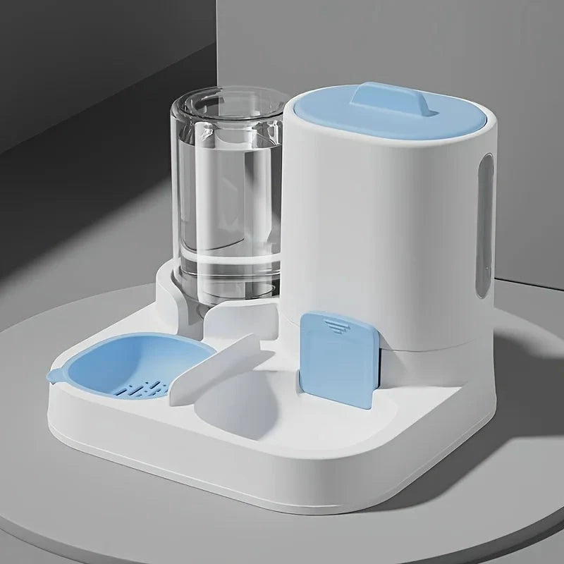 1-Pack Automatic Cat Water Dispenser & Feeder โ Large Capacity Spill-Proof