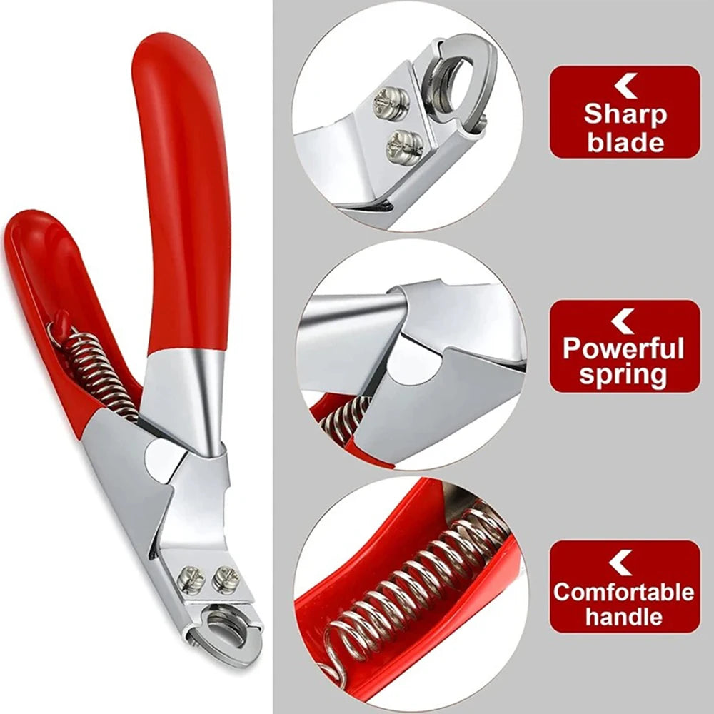 Dog Cat Nail Clipper – Stainless Steel Pet Toes Cutter & Grooming Tool
