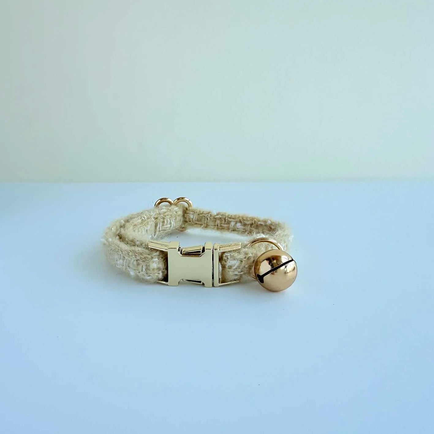 Christmas Knitted Cat Collar – Adjustable Bell Pet Accessory