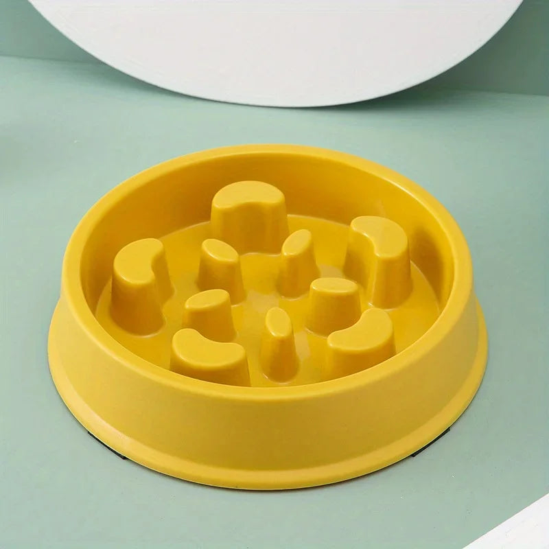 Non-Slip Slow Feeder Pet Bowl for Dogs & Cats – Healthy Eating