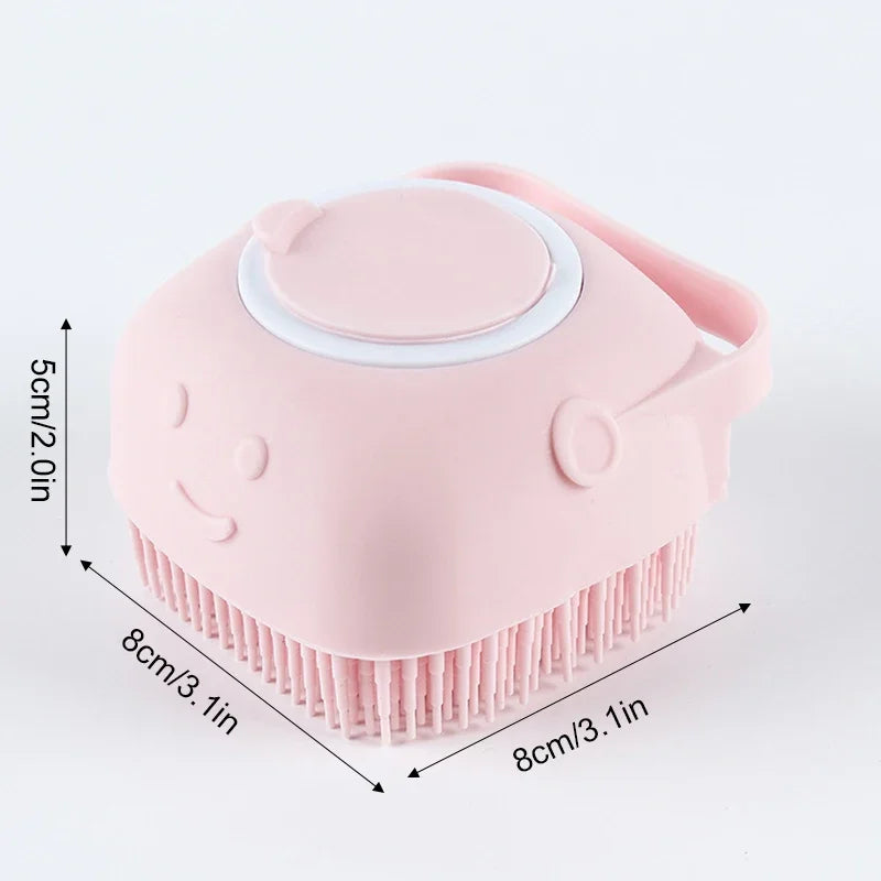 Pet Bathing Brush Soft Silicone Grooming & Massage Tool