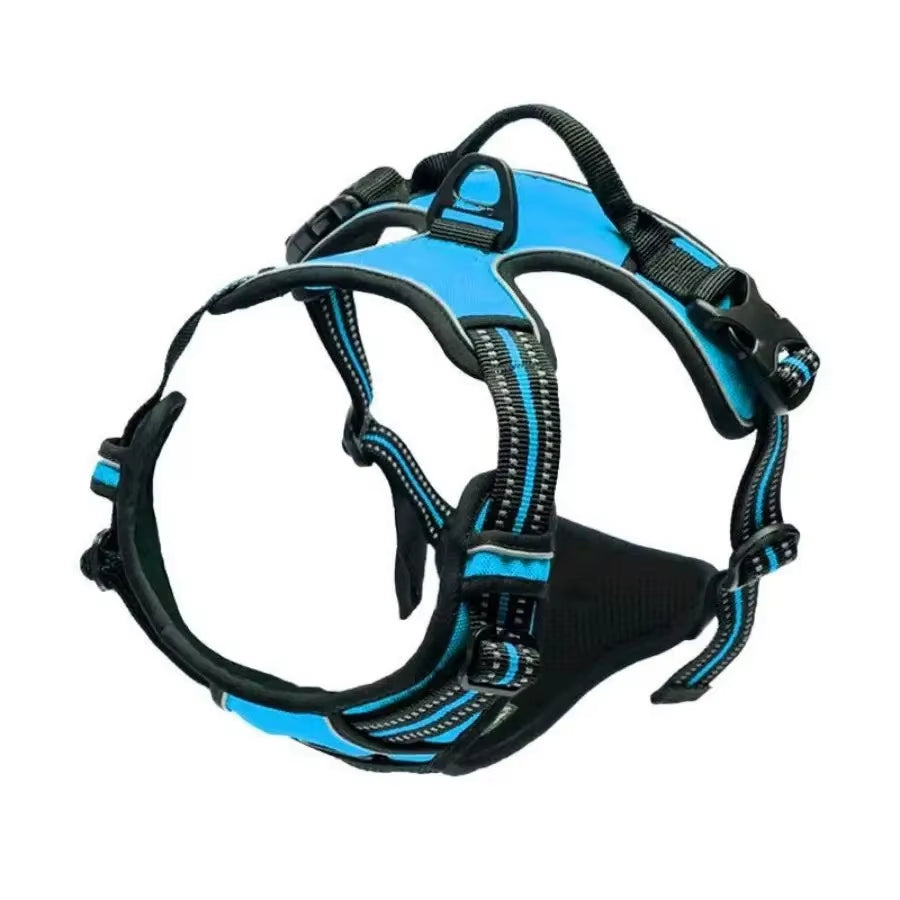 Durable Dog Harness & Leash Set with Safety Buckle – All Sizes