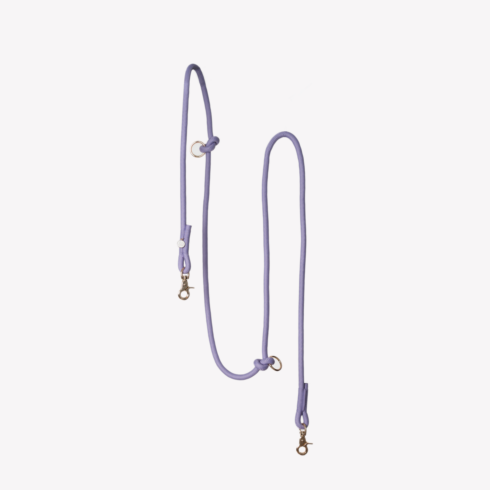 FURLOU Lavender Hands-Free Braided Leash - adjustable waist & shoulder leash