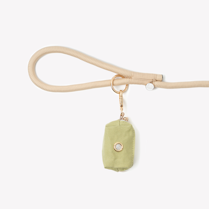FURLOU Green Poop Bag Holder - clips straight to your leash