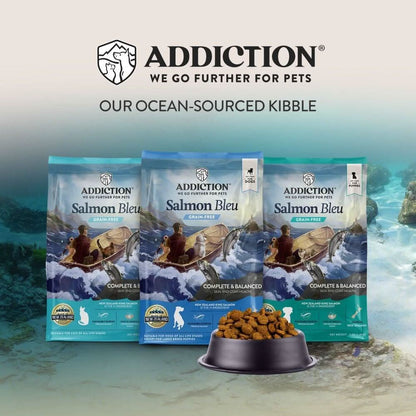 Salmon Bleu Dry Cat Food package, product photo 17 of 23