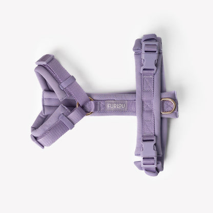 FURLOU Lavender Comfort Dog Harness worn by a dog, view 2