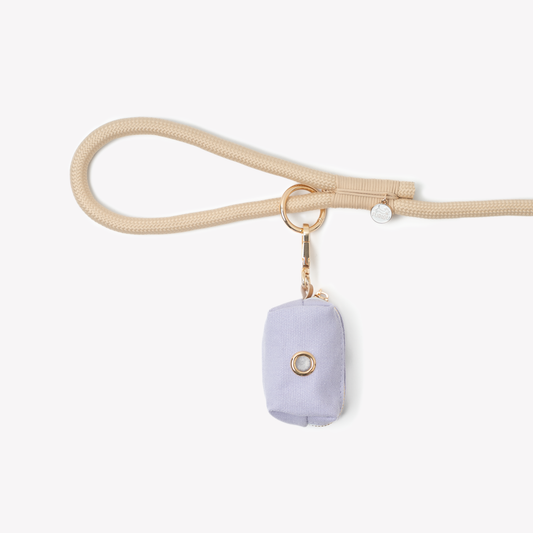 FURLOU Lavender Poop Bag Holder - clips straight to your leash