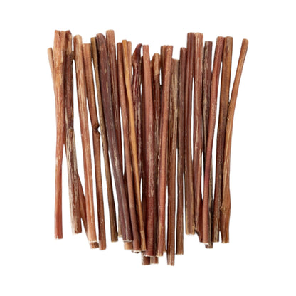 12 inch thin beef bully sticks for dogs, 25 count bulk case of single ingredient bull pizzle