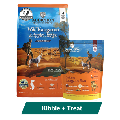 Outback Kangaroo Feast & Wild Kangaroo & Apples Dry Dog Food Bundle package, product photo 8 of 14