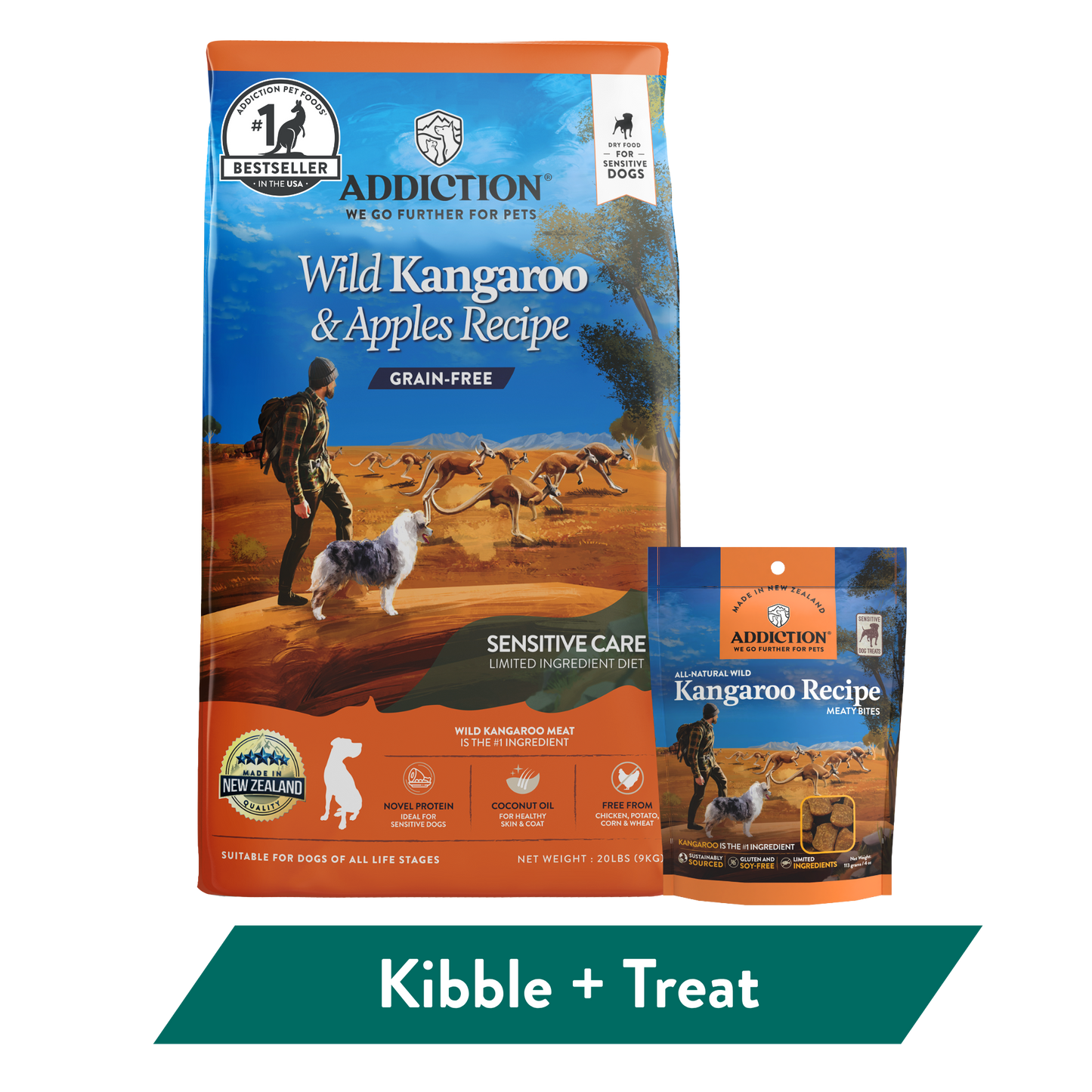 Wild Kangaroo Dry Dog Food & Meaty Bites Treats Bundle package, product photo 14 of 14