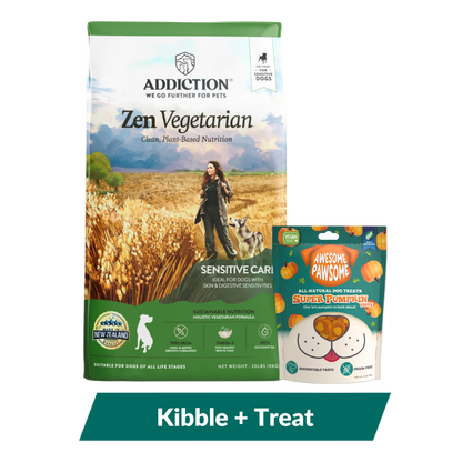Zen Vegetarian Dog Food & Vegan Treats Bundle package, product photo 8 of 13