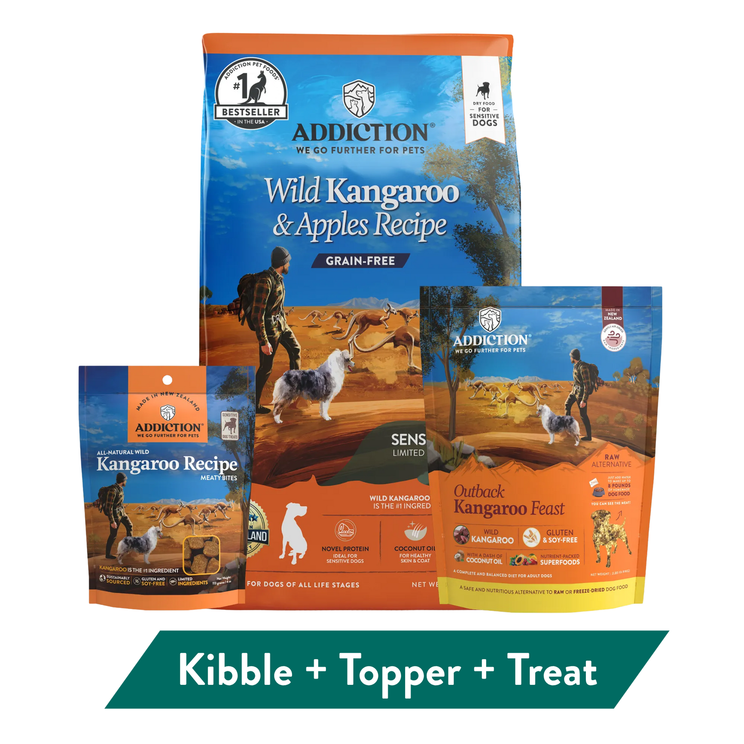 Kangaroo Dog Food & Treats Bundle package, product photo 8 of 20
