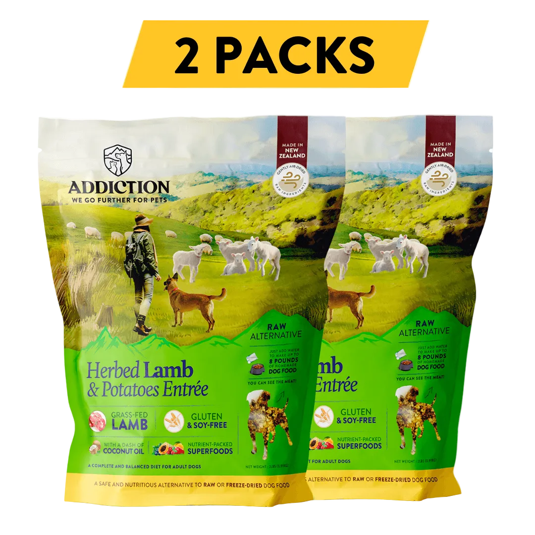 Herbed Lamb & Potatoes Air-Dried Dog Food package, product photo 14 of 15