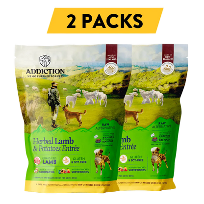Herbed Lamb & Potatoes Air-Dried Dog Food package, product photo 14 of 15
