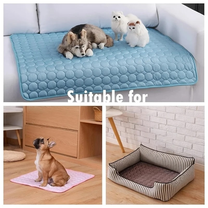 Pet Cooling Mat – Summer Cold Bed for Dogs & Cats