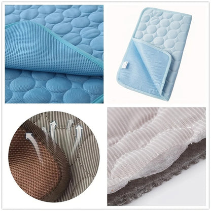 Pet Cooling Mat – Summer Cold Bed for Dogs & Cats