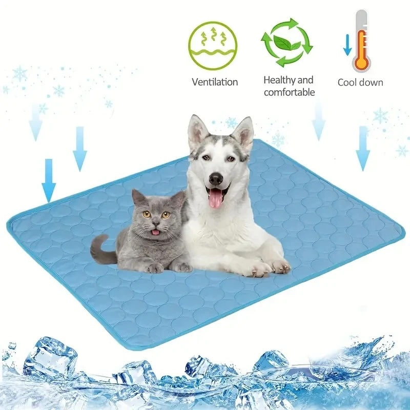 Pet Cooling Mat – Summer Cold Bed for Dogs & Cats