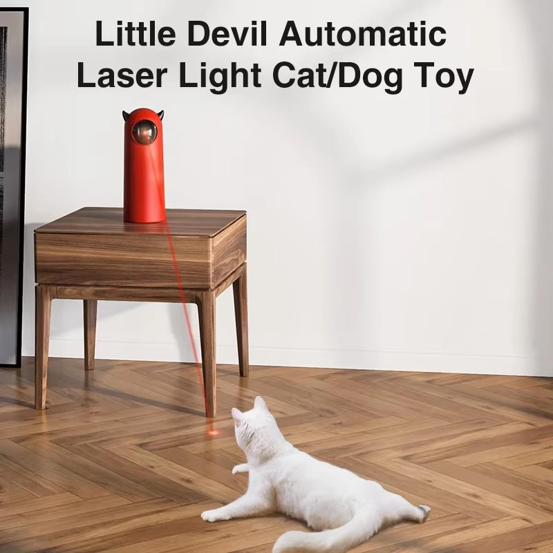 Automatic Cat Laser Toy – Interactive LED Smart Pet Teasing Toy