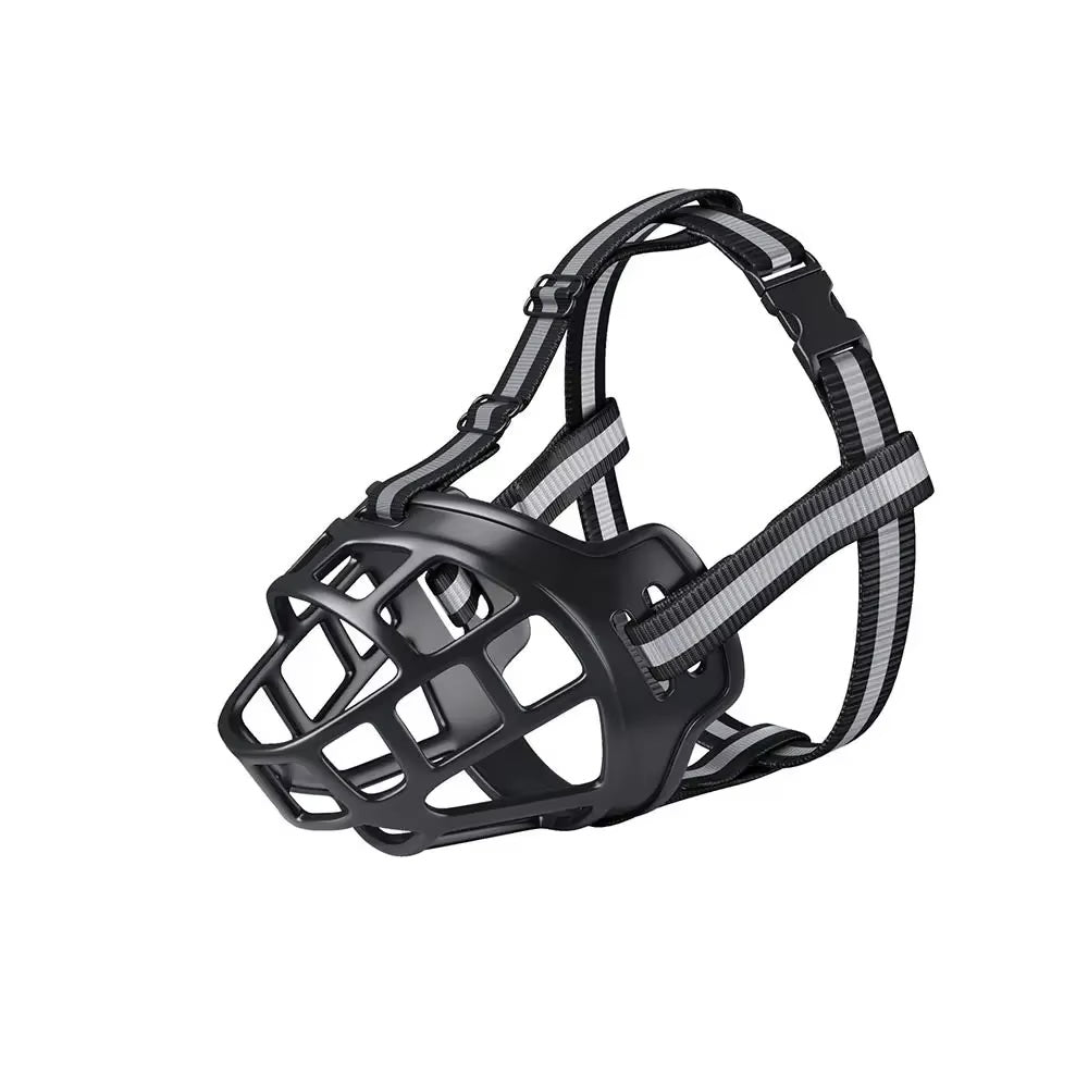 Adjustable Dog Muzzle – Anti-Biting Breathable Dog Mouth Cover