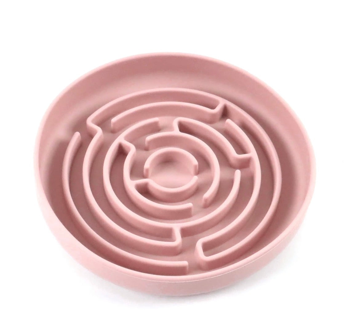 Din Din 4 Dogs Silicone Slow Feeder – Puzzle Lick Mat for Better Digestion & Fun Mealtime