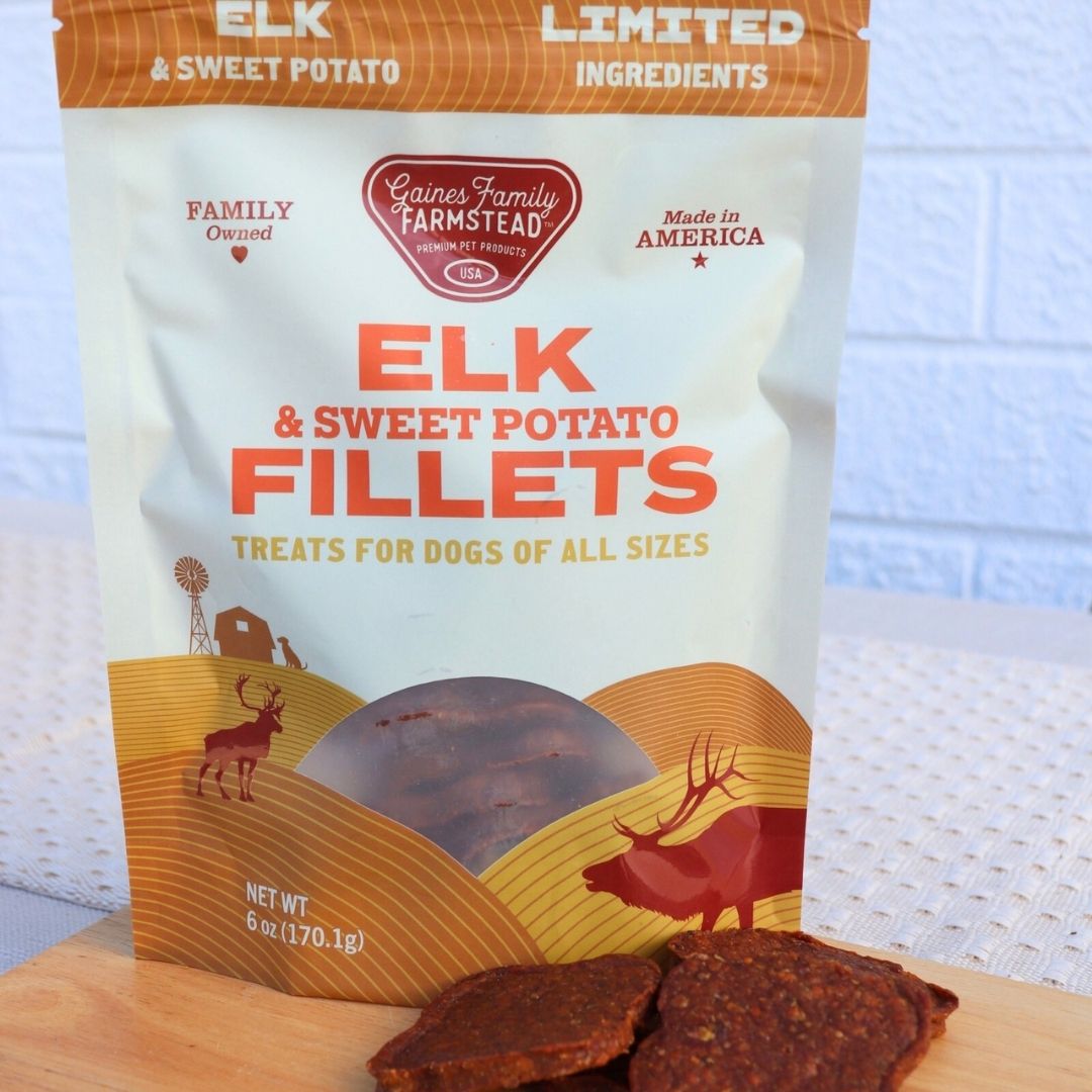 Elk & Sweet Potato Fillets for Dogs | Whisker House