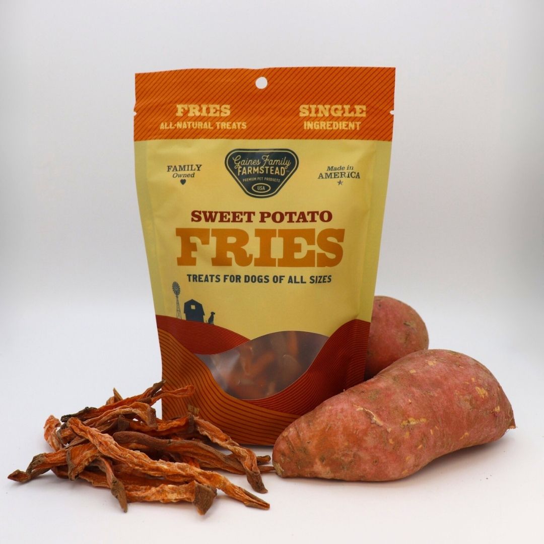 Gaines Family Farmstead Sweet Potato Fries – Healthy Dog Treats - Whisker House