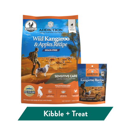Wild Kangaroo Dry Dog Food & Meaty Bites Treats Bundle package