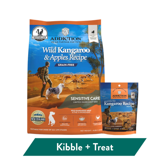 Wild Kangaroo Dry Dog Food & Meaty Bites Treats Bundle package