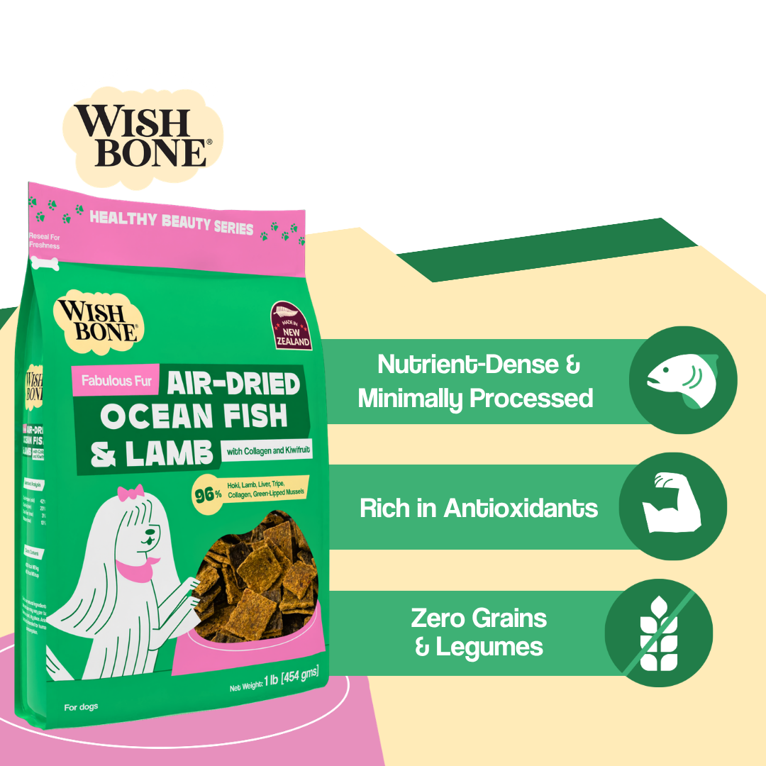 Addiction Wishbone Ocean Fish & Lamb Dog Food | Whisker House