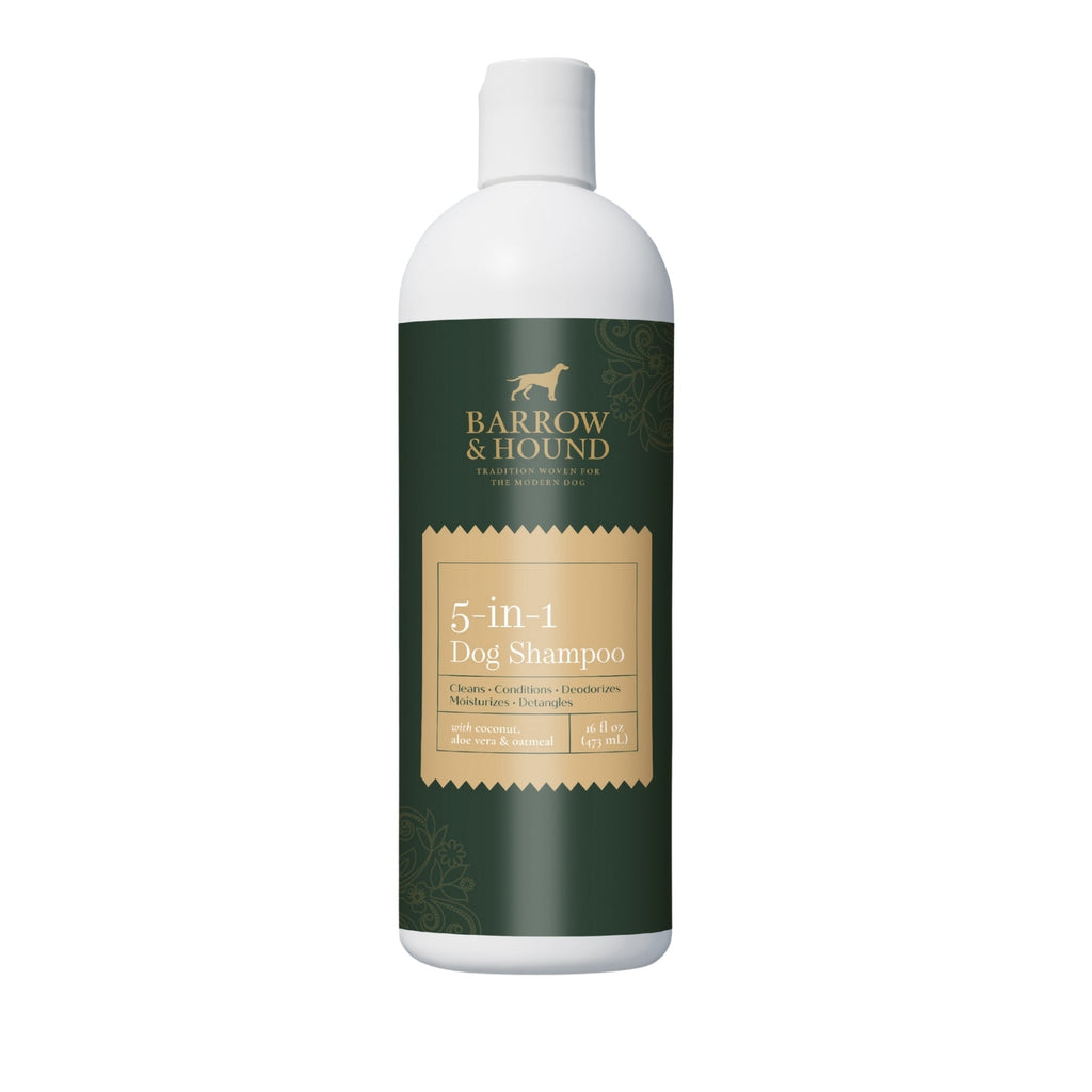 Barrow & Hound 5-in-1 Dog Shampoo bottle on a white background