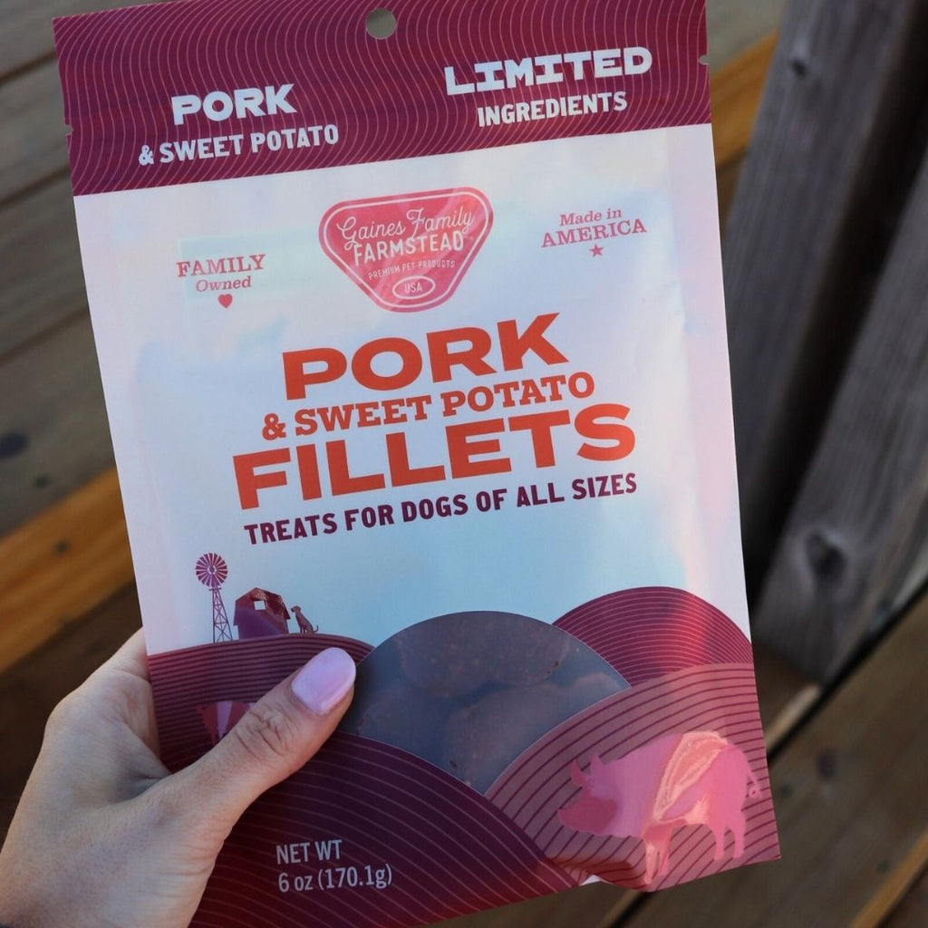 Gaines Family Farmstead Pork & Sweet Potato Fillets | Whisker House - Whisker House