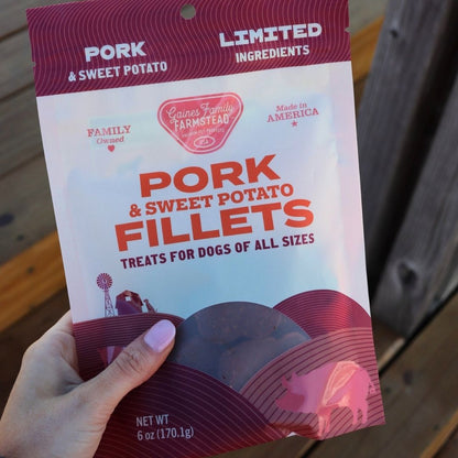 Gaines Family Farmstead Pork & Sweet Potato Fillets | Whisker House - Whisker House