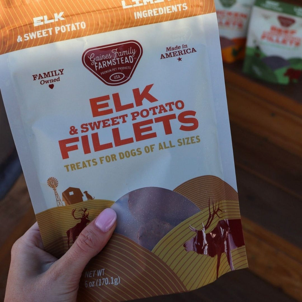 Elk & Sweet Potato Fillets for Dogs | Whisker House