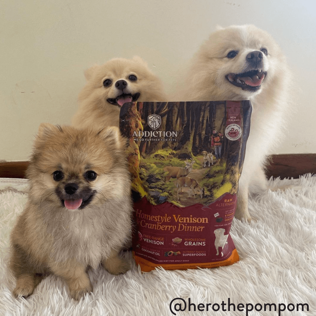 Homestyle Venison & Cranberry Dinner Air-Dried Dog Food package, product photo 11 of 13