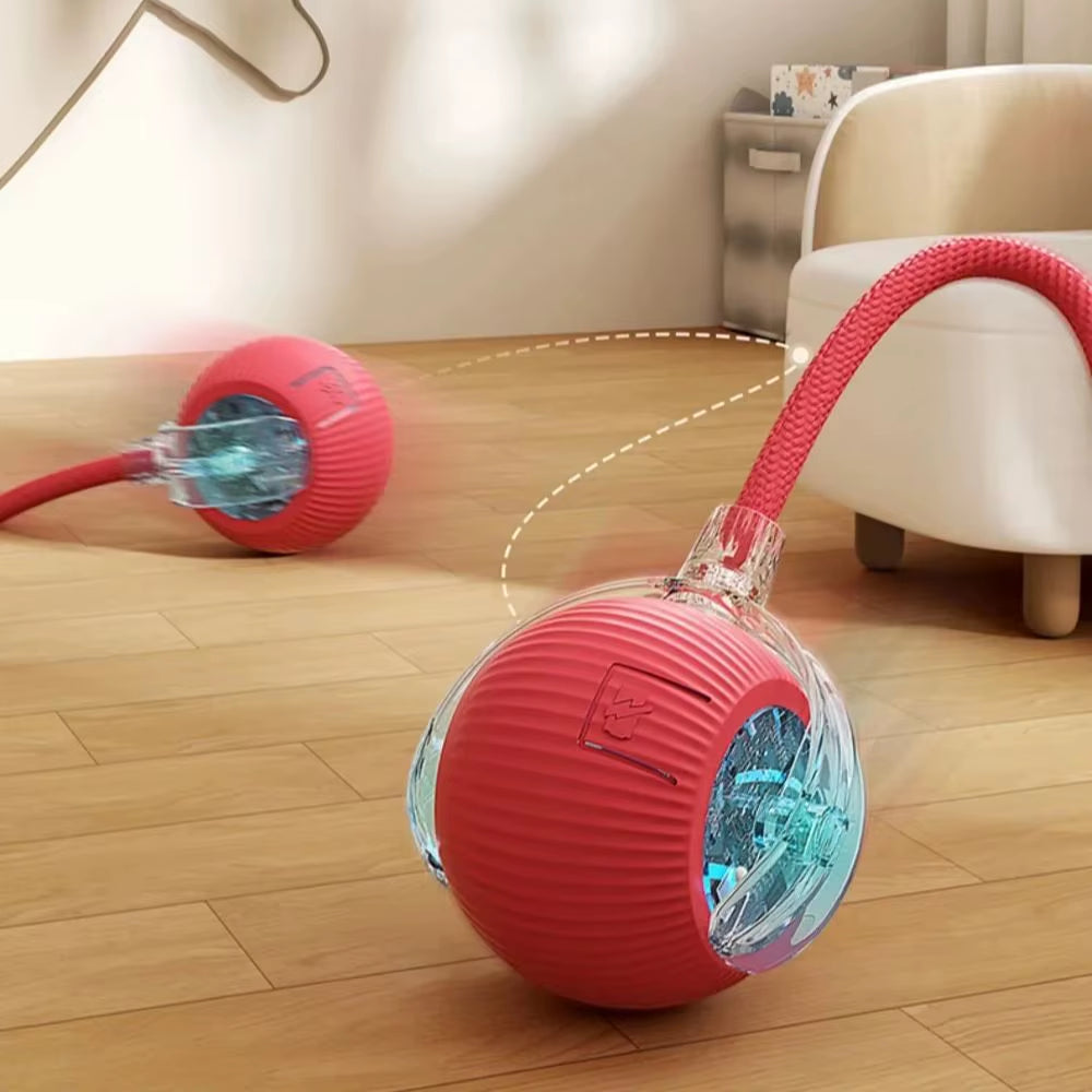 Smart Cat Interactive Ball Toy – Rechargeable Rolling Training Toy