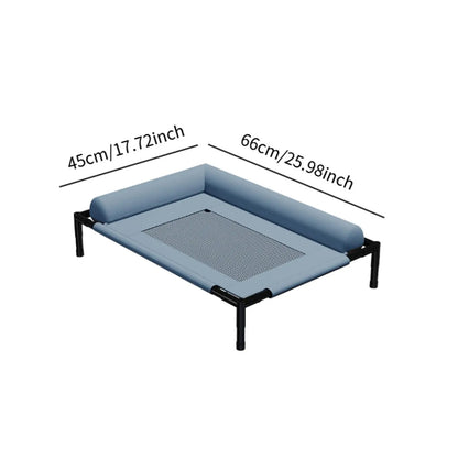 Elevated Cooling Dog Bed – Portable Washable Hammock for Pets