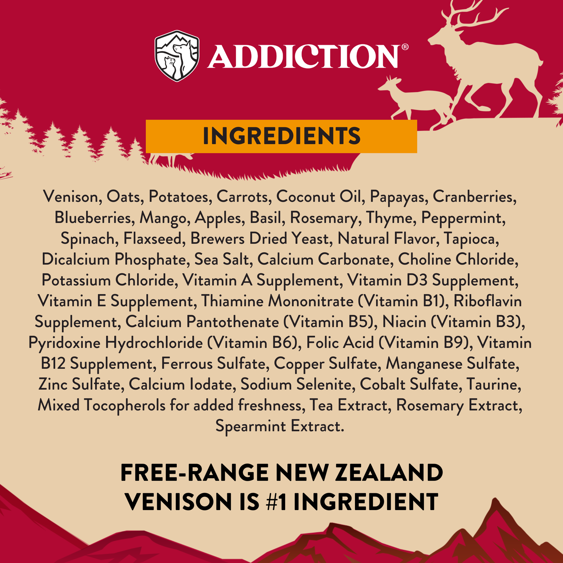 Venison Air-Dried Dog Food & Treats Duo package, product photo 4 of 12