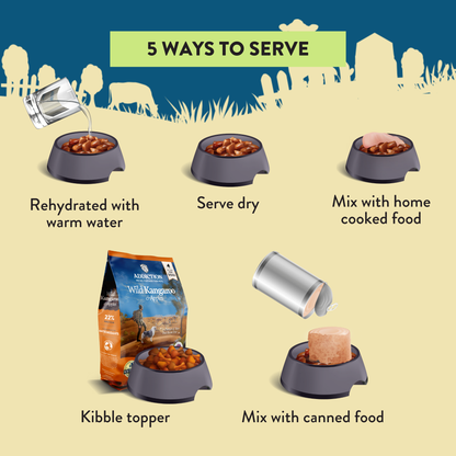 Steakhouse Beef & Zucchini Air-Dried Dog Food package, product photo 3 of 13