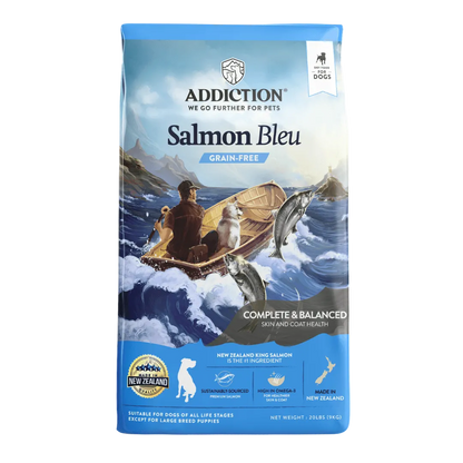 Salmon Bleu Dry Dog Food package, product photo 15 of 16