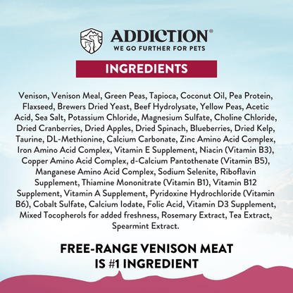 Viva La Venison Small Breed Dog Food & Meaty Bites Treats Bundle package, product photo 5 of 13