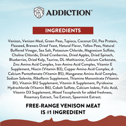 Viva La Venison Dog Food & Treats Bundle package, product photo 5 of 14