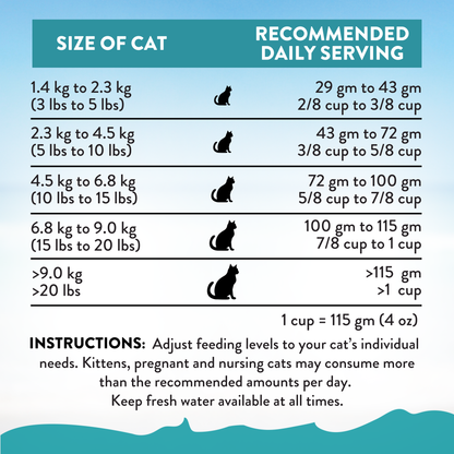 Salmon Bleu Dry Cat Food package, product photo 5 of 23