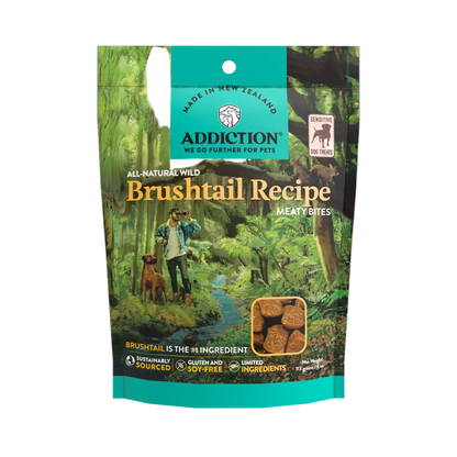 Brushtail Meaty Bites Dog Treats package, product photo 9 of 12